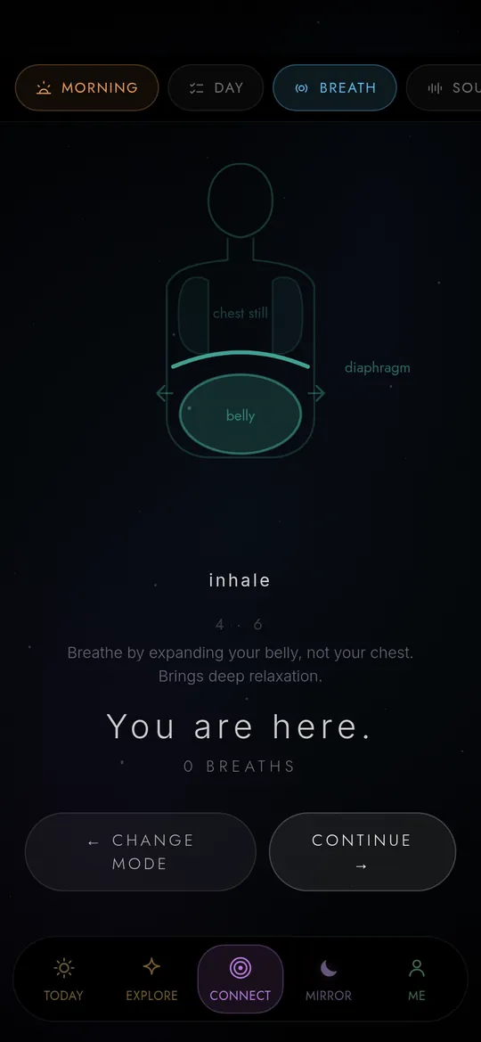 Breathing screen